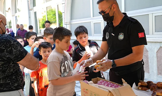 Ankara Keçiören'de Yaz Kur'an kurslarına ikram desteği