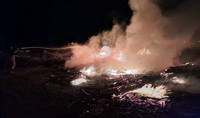 Antakya'da çöplük yangını kontrol altına alındı