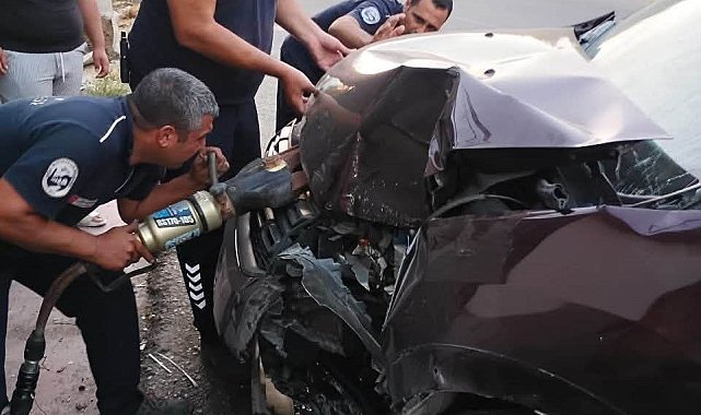 Antakya'da trafik kazası: 2 yaralı