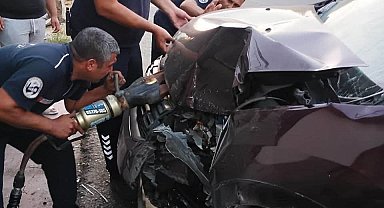 Antakya'da trafik kazası: 2 yaralı