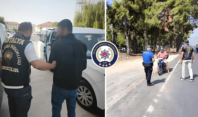 Antalya'da son bir haftada 275 kişi tutuklandı