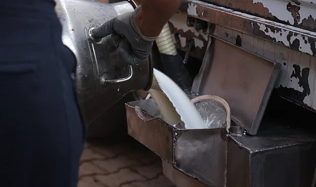 Antalya'da süt üreticilerine tank desteği