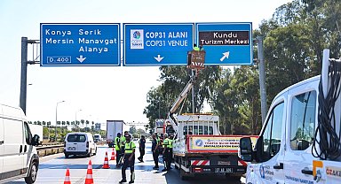 Antalya'nın yolları COP31 İklim Zirvesi'ne hazırlanıyor