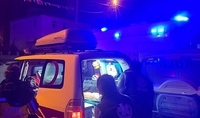 Arpaçay'da yaylada rahatsızlanan yabancı uyruklu hasta sağlık ekiplerince hastaneye ulaştırıldı