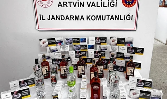 Artvin'de kaçakçılıkla mücadelede 10 gözaltı!