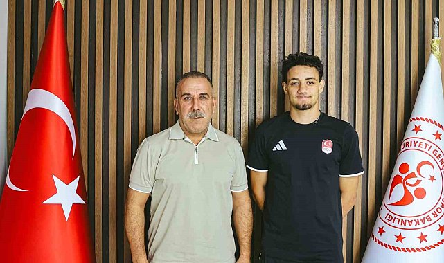 Aydın Gençlik ve Spor İl Müdürü Yığmatepe, dünya 7'ncisi milli sporcuyu ağırladı