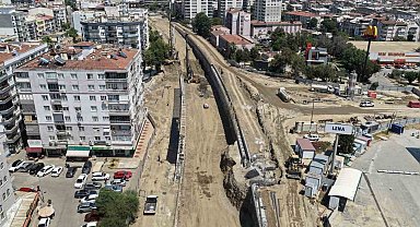 Aydın'da Yeni Dörtyol Köprülü Kavşağı'nda çalışmalar hız kesmiyor