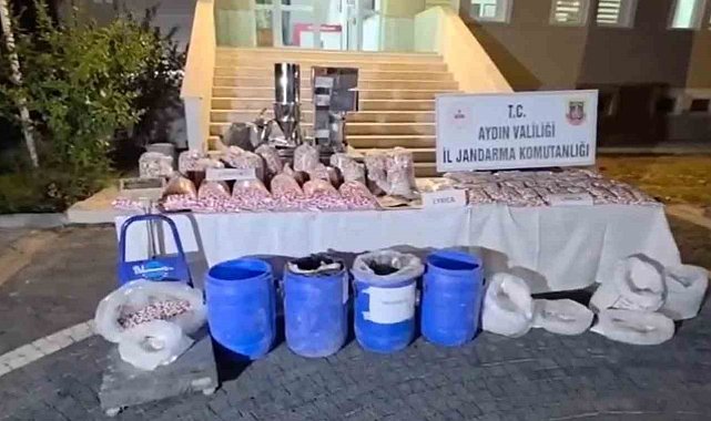 Aydın'da zehir tacirlerine darbe: 100 milyon TL'lik uyuşturucu ele geçirildi