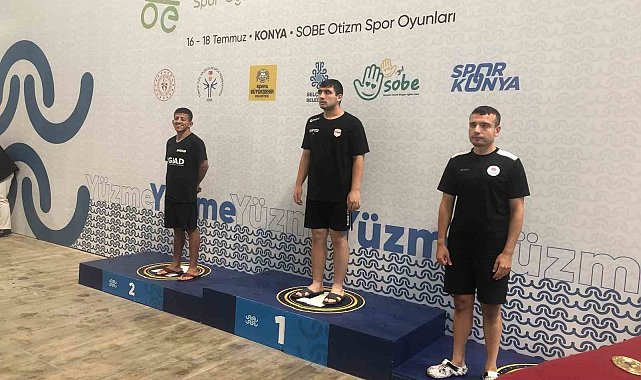 Aydınlı özel sporcular Konya'dan madalyalarla döndü