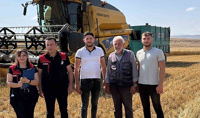 Aydıntepe'de başlayan hububat hasadında biçerdöver kontrolleri yapıldı