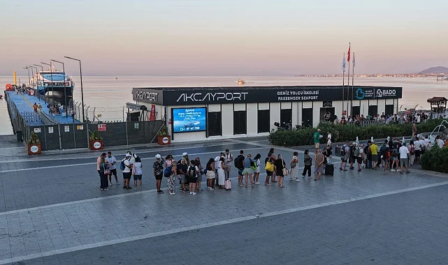 BADO Akçay–Midilli seferleri rekora koştu