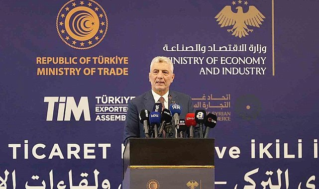 Bakan Bolat: "Suriye ile Ticaret hacmi hedefimiz 10 milyar dolar"