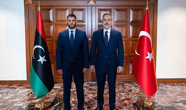 Bakan Fidan, Libya Milli Birlik Hükümeti İçişleri Bakan Vekili Trabelsi ile görüştü