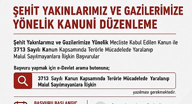 Bakan Göktaş: "Terörle mücadelede malul sayılmayan vatandaşların başvuruları 1 Eylül'de başlıyor"