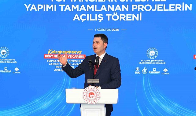 Bakan Kurum: "Her yetişemezsiniz iddiasına, yeni bir anahtar teslimiyle cevap verdik"