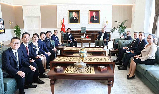 Bakan Memişoğlu, Japonya Temsilciler Meclisi Üyesi Ogushi ile bir araya geldi