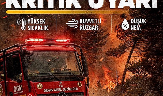 Bakan Yumaklı, vatandaşları orman yangını risklerine karşı uyardı