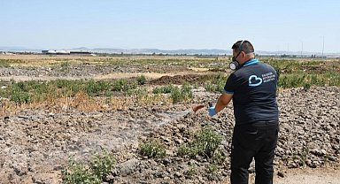 Balıkesir'de ilaçlama ekipleri sahada