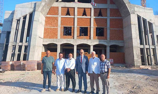 Bandırma'da Üniversite Camii projesi yerinde incelendi