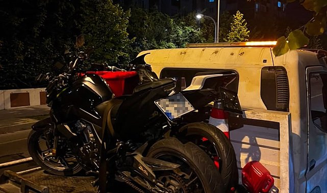 Başakşehir'de trafikte tehlikeli hareketler yapan motosikletliye 310 bin lira ceza