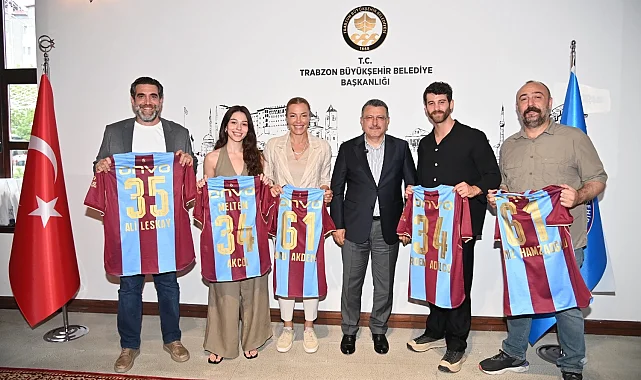 Başkan Genç, "Sevdam Karadeniz" ekibini ağırladı! Film Festivali Aralık'ta