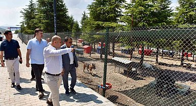 Başkan Hakan Şehirli Hayvan Bakımevi'ni ziyaret etti