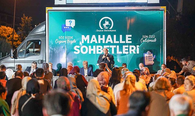 Başkan Özlü "Düzce göç alan, tercih edilen bir şehir"