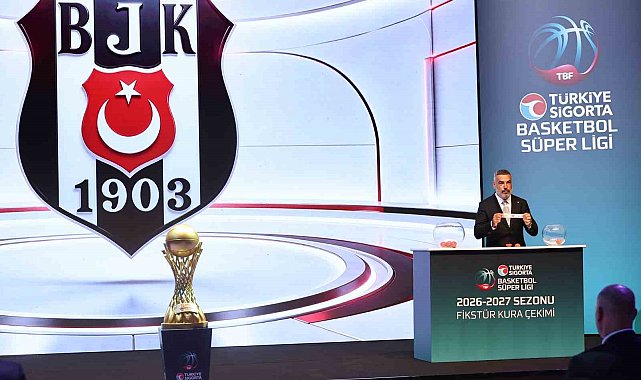 Basketbol Süper Ligi'nde yeni sezonun fikstür kura çekimi yapıldı