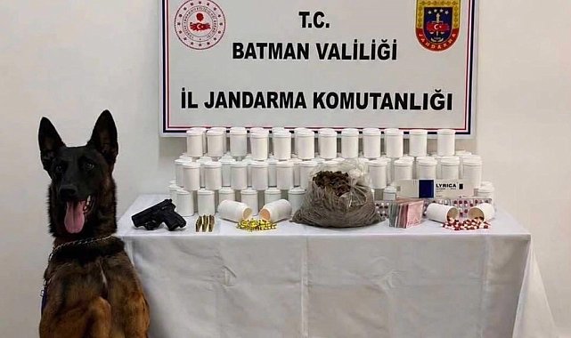 Batman'da 10 binden fazla uyuşturucu hap ele geçirildi