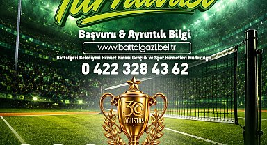 Battalgazi'de ayak tenisi turnuvası