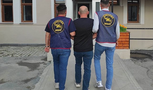 Bayburt'ta 12 yıl 6 ay hapis cezası bulunan hükümlü yakalandı