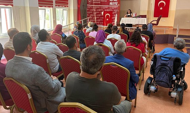 Bayburt'ta özel bireylere ve personele sağlıklı yaşam eğitimi verildi