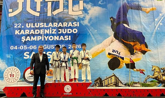 Bayburtlu judocular Samsun'da madalya kazandı