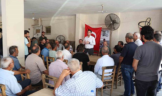Beşikçi, Adanalıoğlu'nda muhtar ve vatandaşların taleplerini dinledi