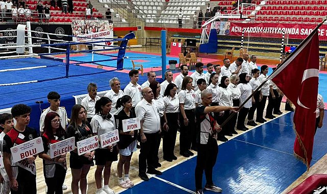 Bilecik'te İller Arası Kick Boks Şampiyonasına 21 ilden 480 sporcu katıldı