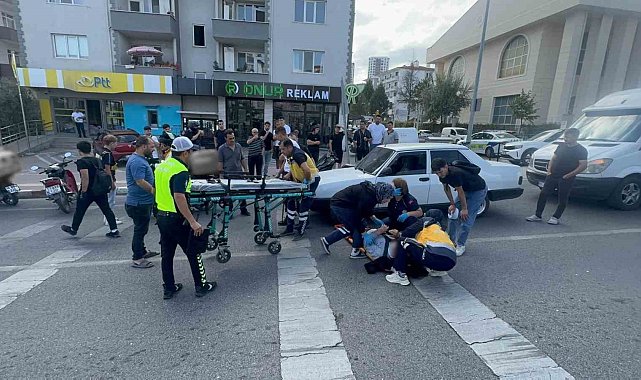 Bilecik'te motosikletin çarptığı yaya yaralandı