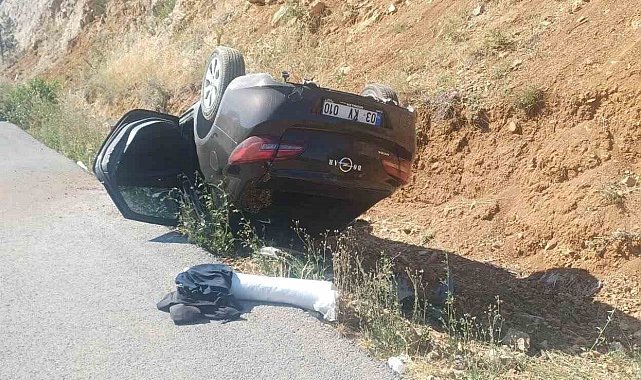 Bilecik'te otomobil takla attı: 2 yaralı