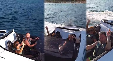Bodrum'da Ferrari'li deniz keyfi!