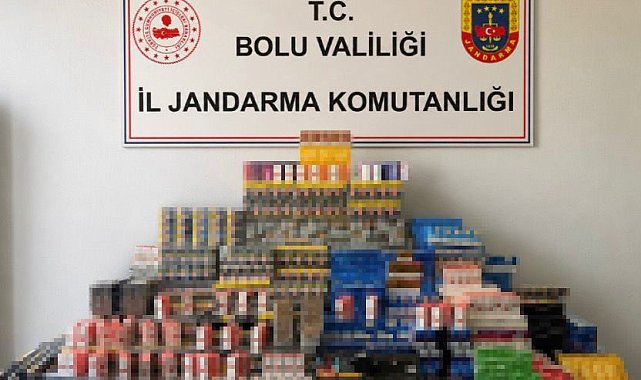 Bolu'da kaçakçılara ağır darbe: 1 milyon 150 bin liralık kaçak ürün ele geçirildi