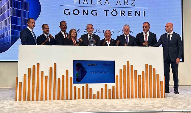 Borsa İstanbul'da gong, Quick Sigorta için çaldı
