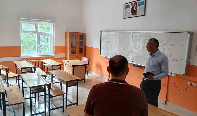 Bozkır'da okul denetimleri sürüyor