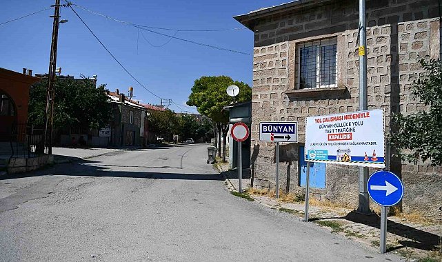 Bünyan'da 122.5 milyon TL'lik yatırımla 16 kilometrelik yol yenileniyor