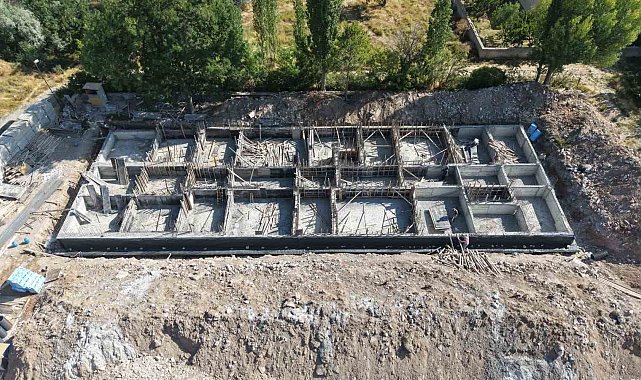 Bünyan'da hükümet konağı yapım çalışmaları sürüyor