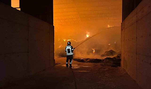 Burdur'da çiftlik yangını