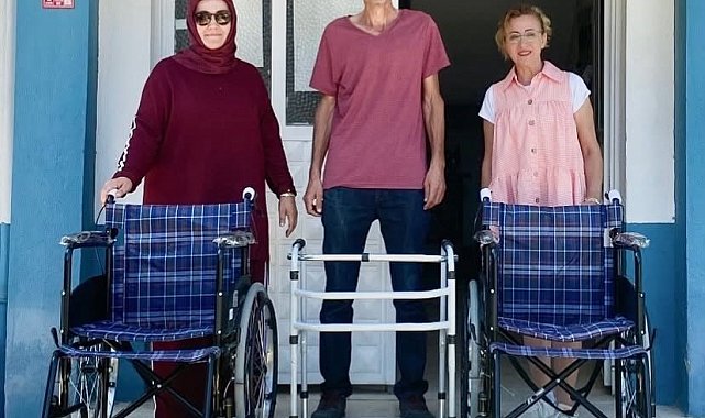 Burhaniye'de kadın muhtar hayır severleri harekete geçirdi