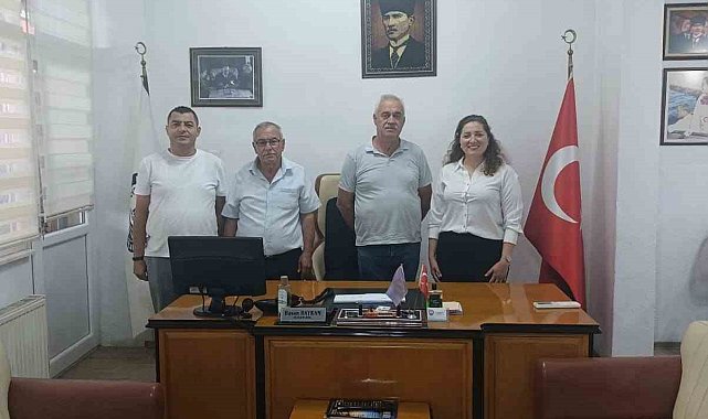 Burhaniye'de Sağlık Müdürü Akbey, Esnaf Odasını ziyaret etti