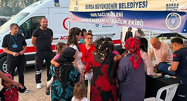 Bursa Büyükşehir'den mevsimlik tarım işçilerine destek