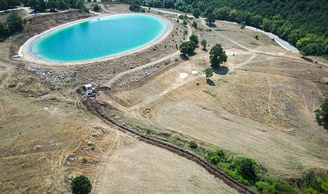 Bursa Gemlik'te sulama tesisi kısa sürede yüzde 80 tamamlandı