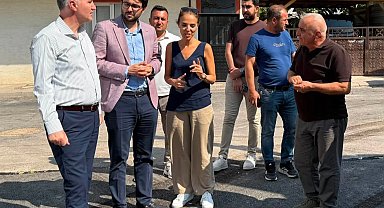 Bursa İnegöl'de Başkan Taban çalışmaları yerinde inceledi