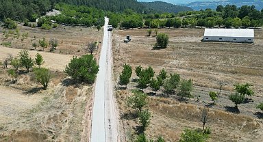 Bursa Keles'te yollar hem yenileniyor, hem genişliyor